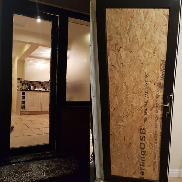Boarded Door Break In