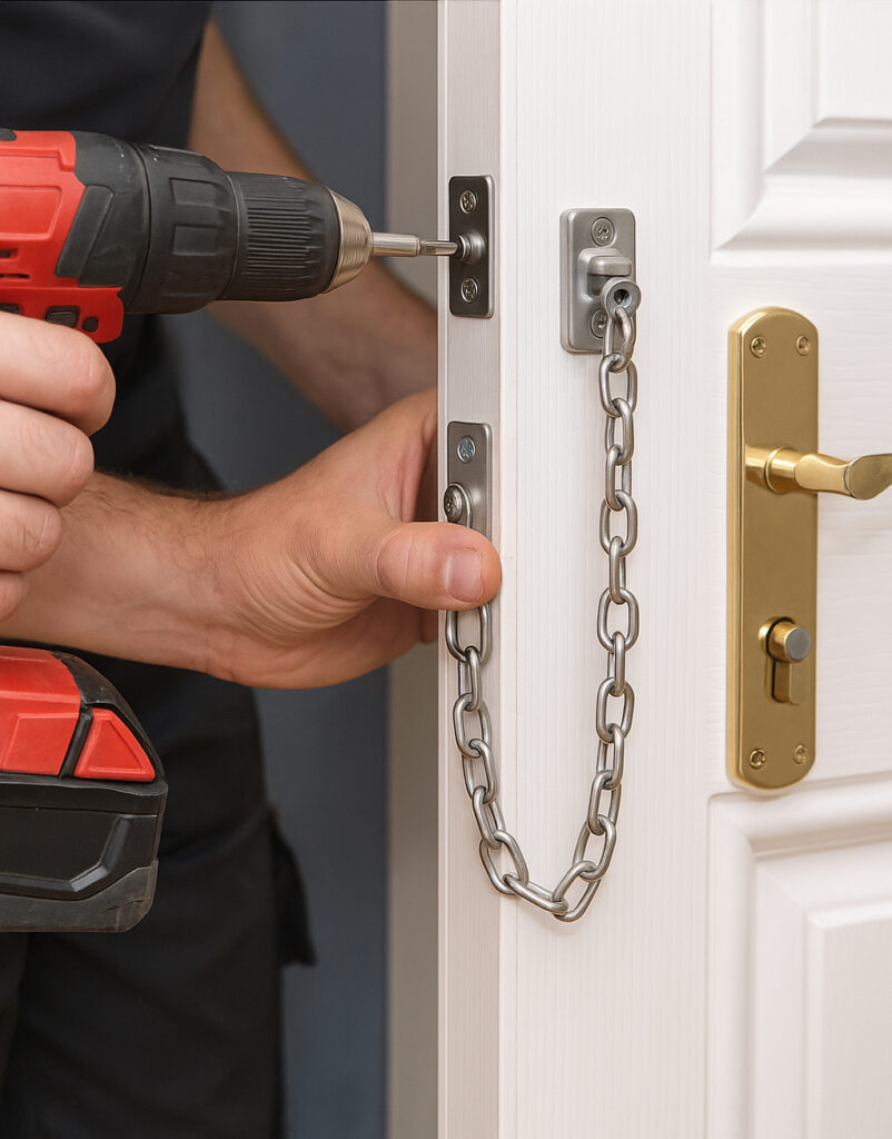 Door Chain Fitting–Our Process