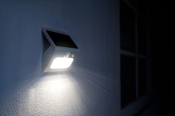 solar motion sensor security light